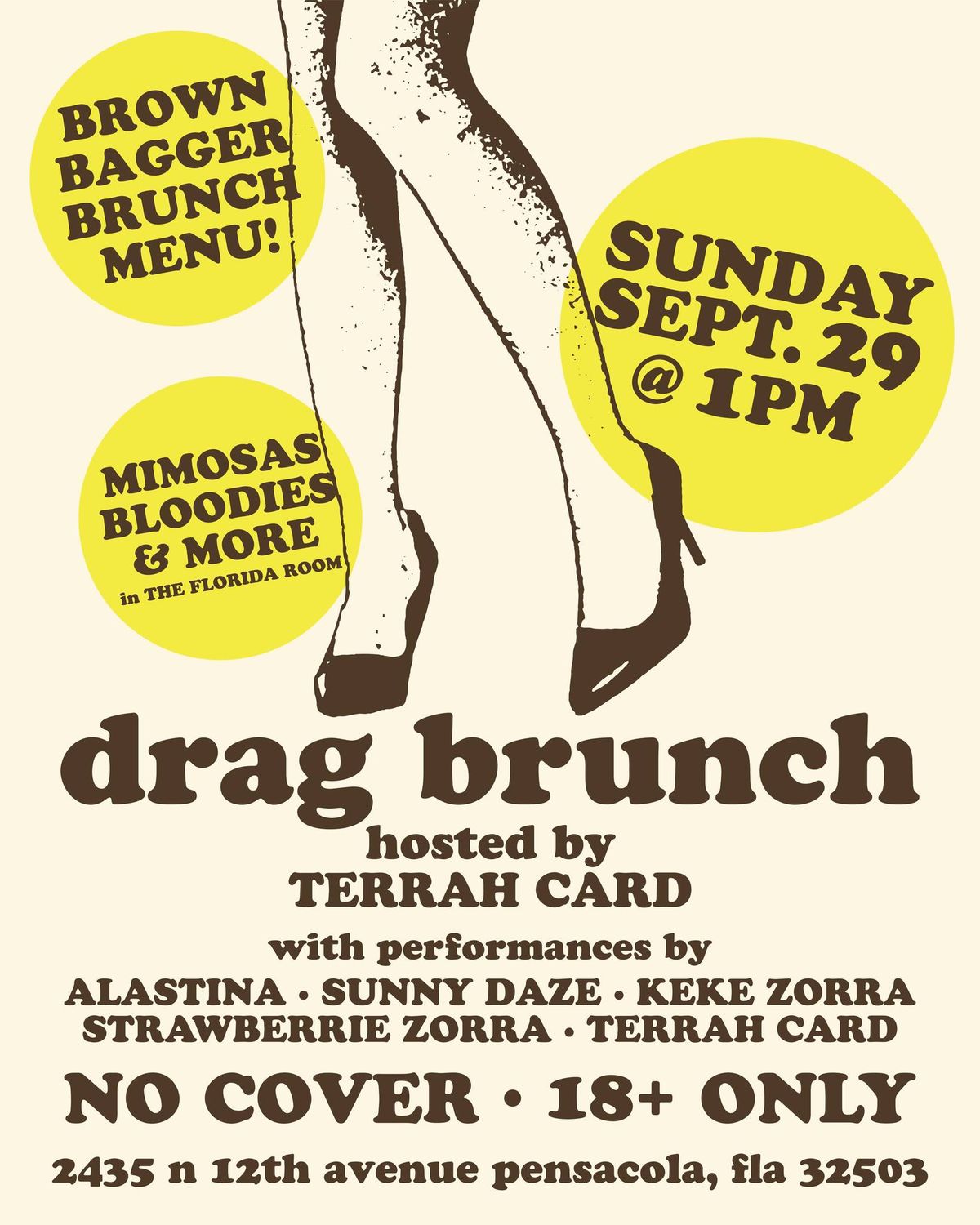 Drag Brunch at Alga Beer Co. September 29th