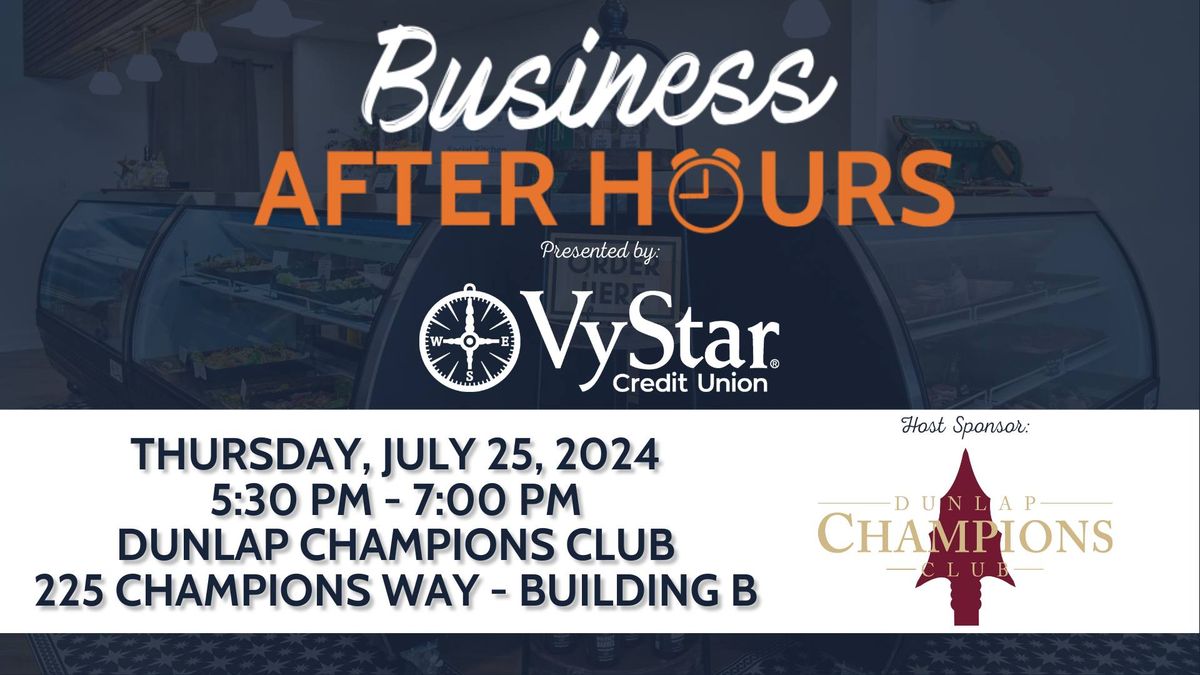 Business After Hours: Dunlap Champions Club