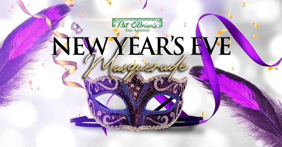 New Year's Eve Masquerade at Pat O'Brien's with VIP OPEN BAR