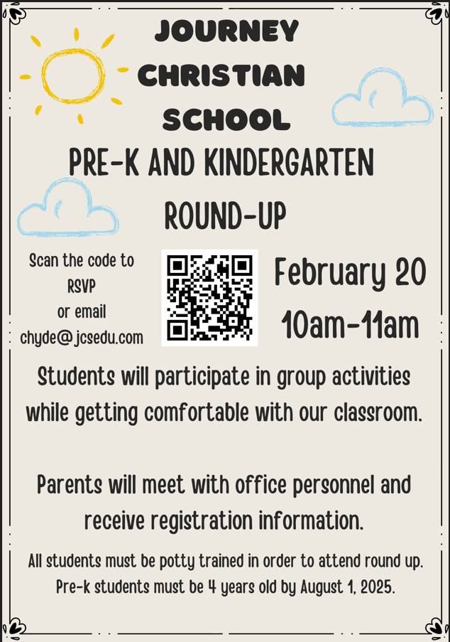 Pre-K and Kindergarten Round-up