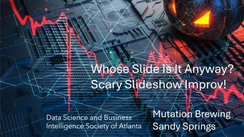 Whose Slide Is It Anyway? \ud83d\udcca Scary Slideshow Improv @Mutation Brewing