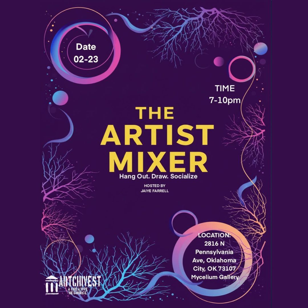 The Artist Mixer: Hang Out, Draw, Socialize. Hosted by Jaiye Farrell