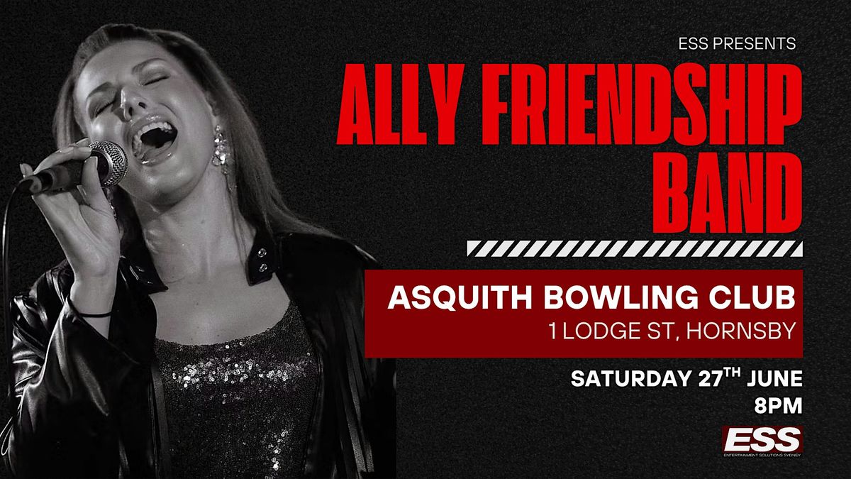 Ally Friendship Band at Asquith Bowling Club