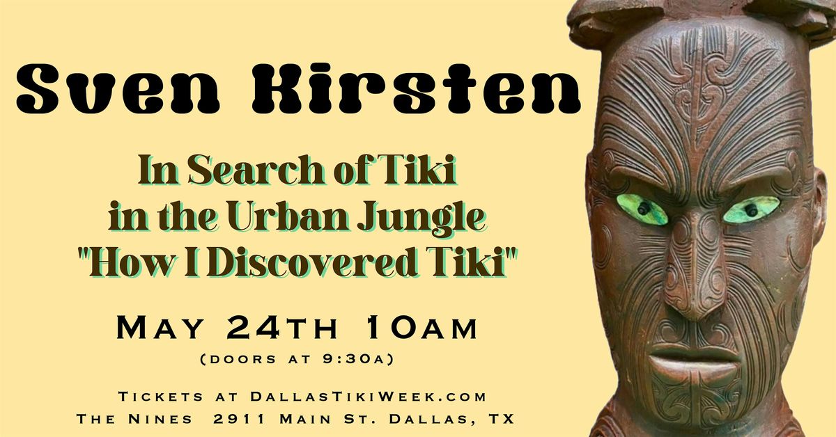 Sven Kirsten at Dallas Tiki Week