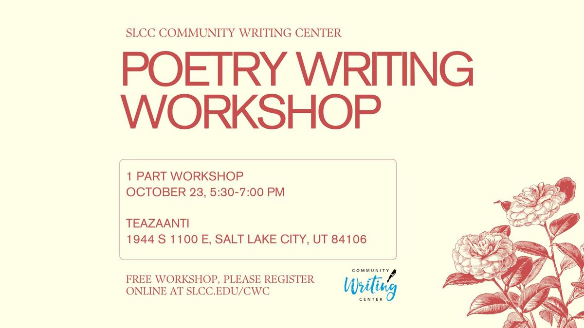 Debunking Myths and Misconceptions: A Poetry Writing Workshop at Tea Zaanti