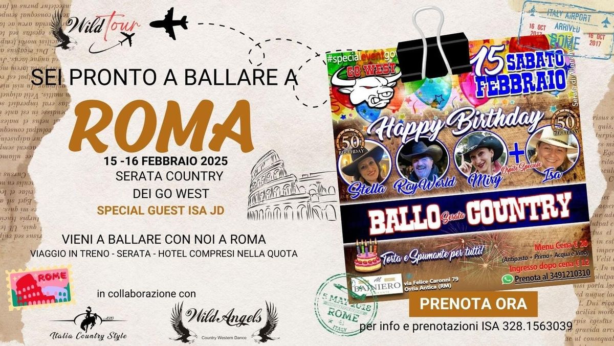 WILD TOUR va a ROMA!