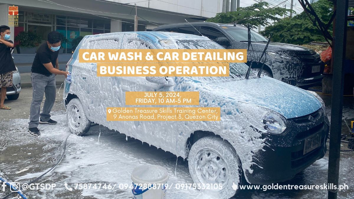 Car Wash and Car Detailing Business Operation Seminar