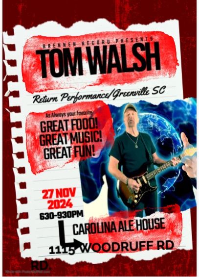 Tom Walsh at Carolina Ale House