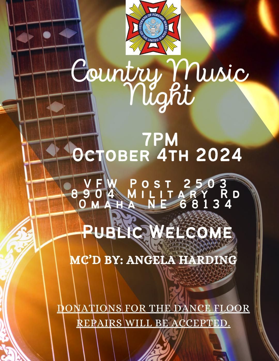 Country Music Night @ The VFW Post 2503