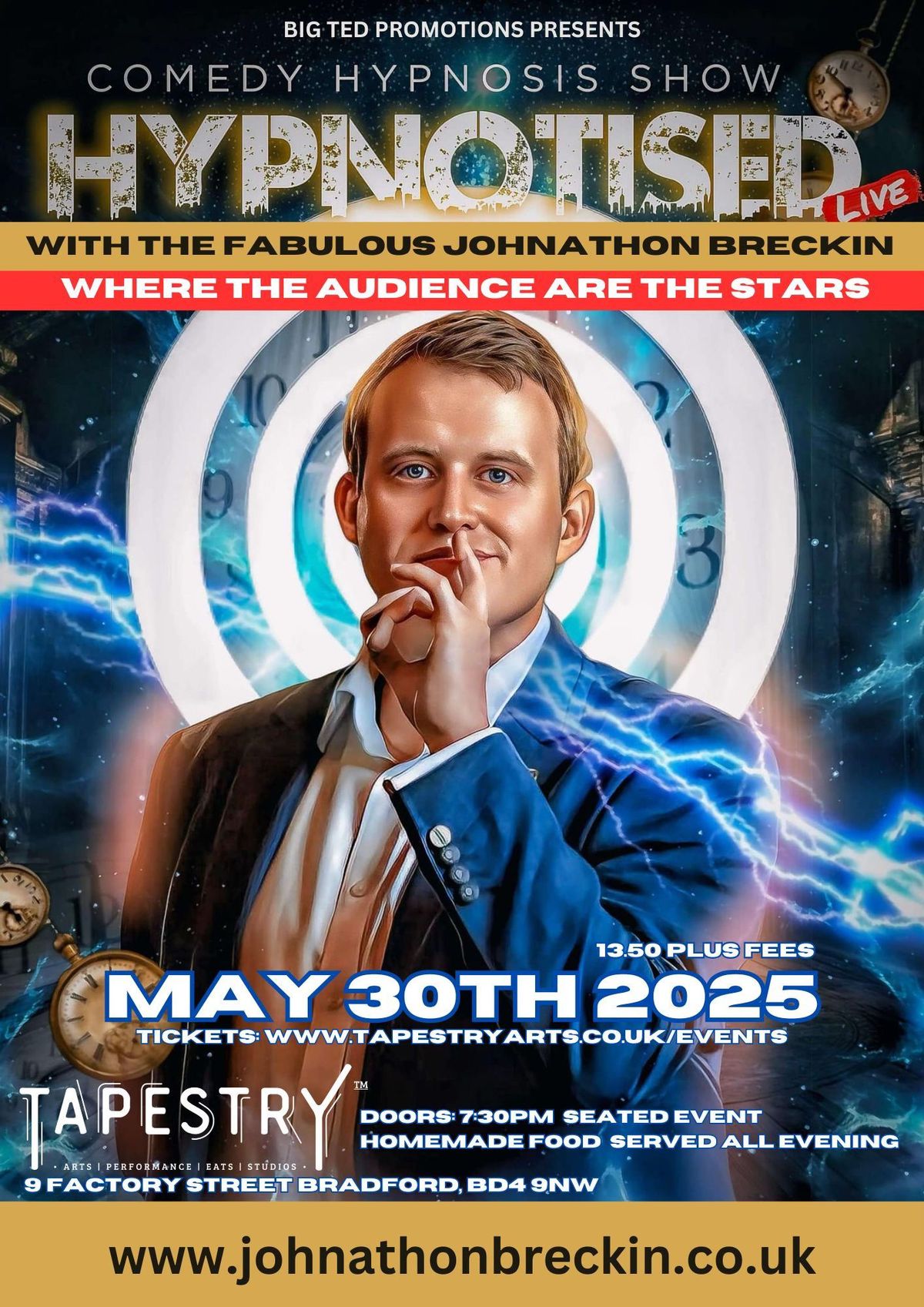 Comedy Hypnosis Show with Jonathon Breckin - BACK BY DEMAND (Adults Only)