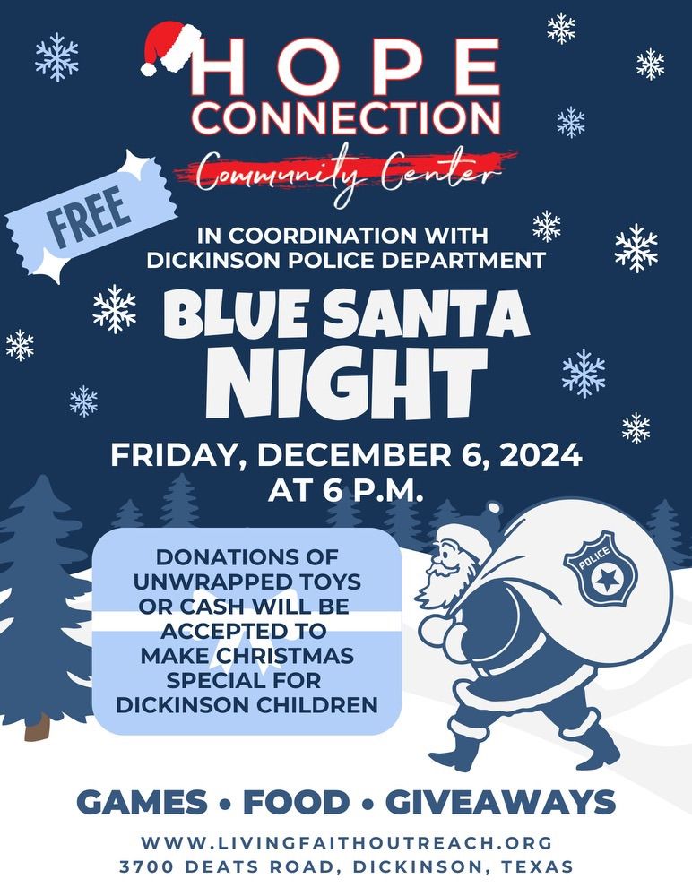 Blue Santa Program Donation Drive