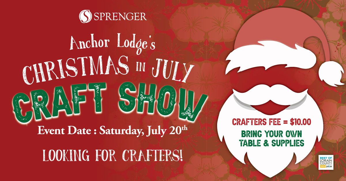 Looking for Crafters for our Christmas in July Craft Show!