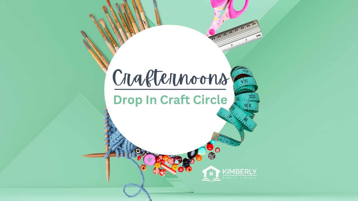 Crafternoons: Drop In Craft Circle (for adults)