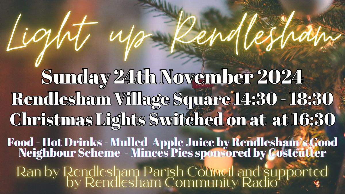 Christmas Light Switch on Event 'Light up Rendlesham'