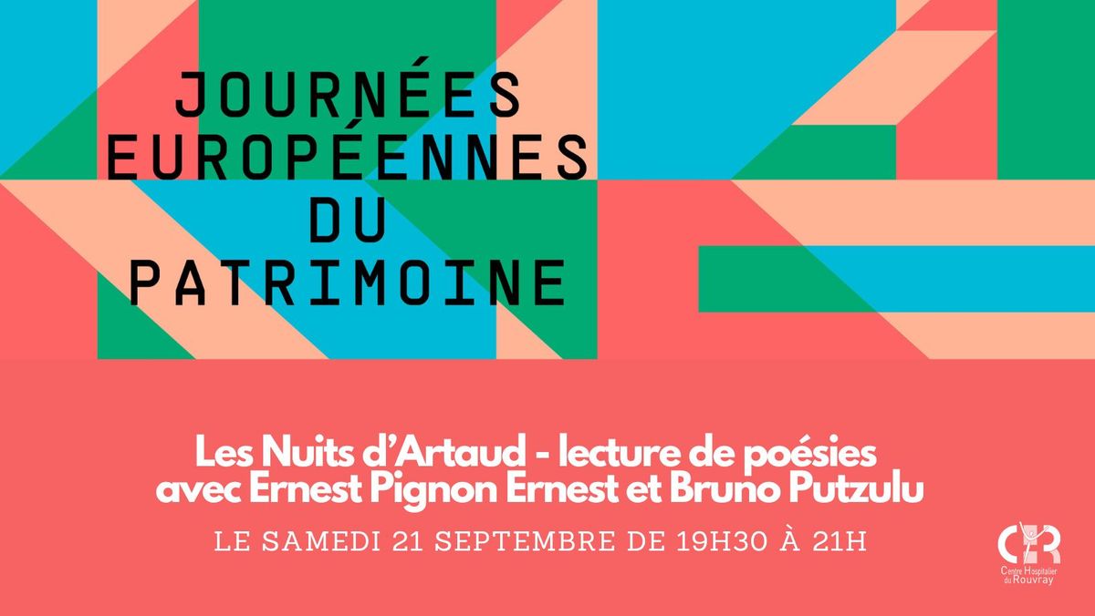 Les Nuits d\u2019Artaud avec Ernest Pignon Ernest et Bruno Putzulu