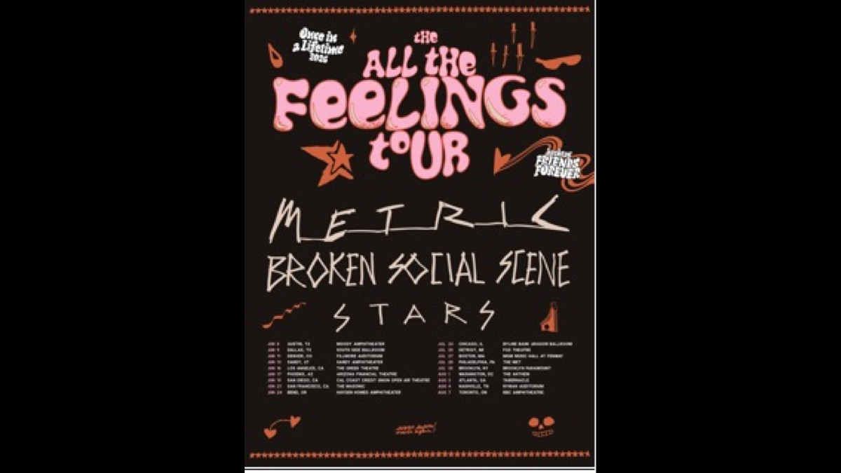 Metric, Broken Social Scene & Stars Chicago Tickets