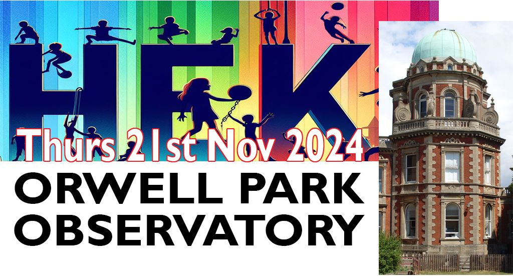 FULLY BOOKED - Orwell Park Observatory visit - 21st November 2024 - Ref:HEK056