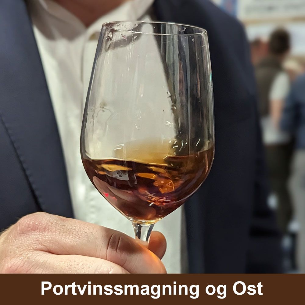 Portvinssmagning og Ost