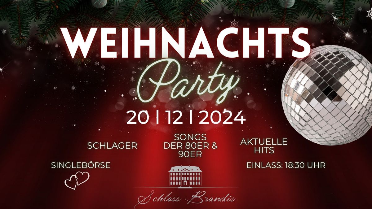 Weihnachtsparty im Schloss Brandis