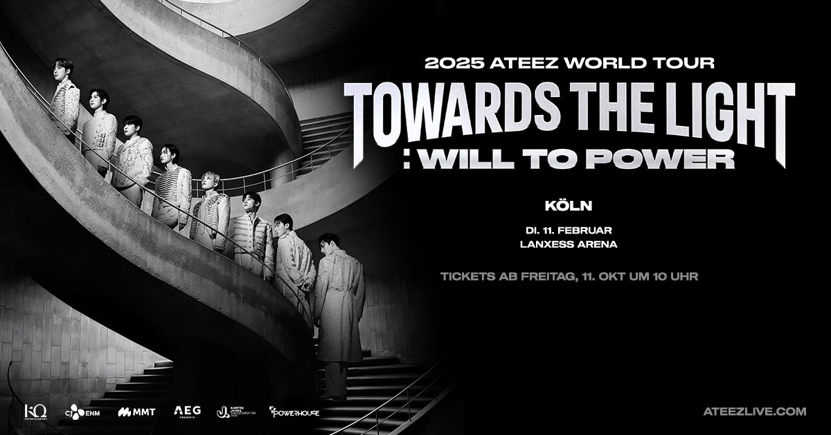 2025 ATEEZ WORLD TOUR [TOWARDS THE LIGHT : WILL TO POWER] IN EUROPE | K\u00f6ln