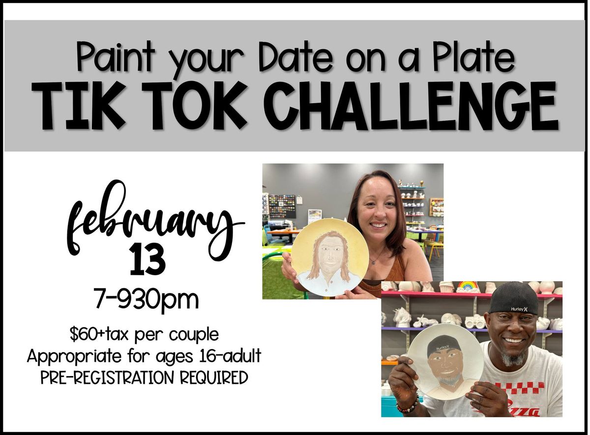 Paint Your Date On A Plate