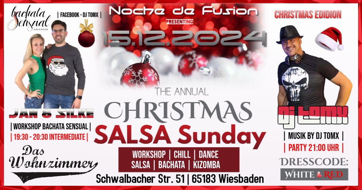 Salsa Sunday - Christmas Edition - Wohnzimmer Wiesbaden \/ Bachata Sensual \/ Salsa Bachata Kizomba 