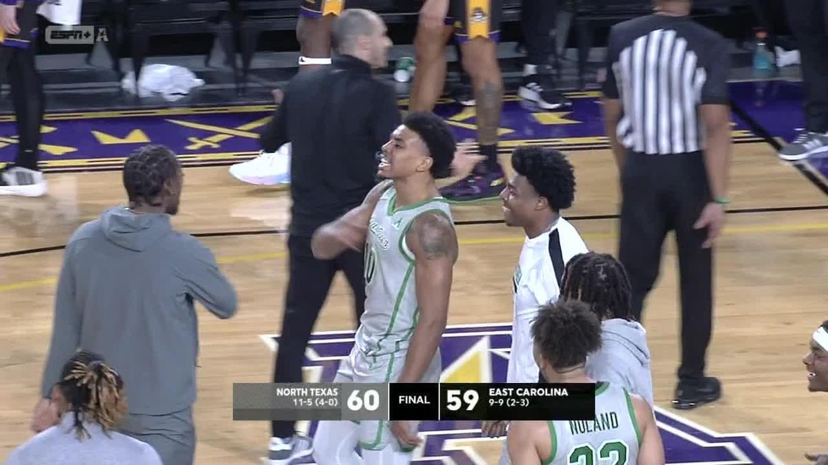 East Carolina Pirates at North Texas Mean Green Mens Basketball at Super Pit at UNT Coliseum