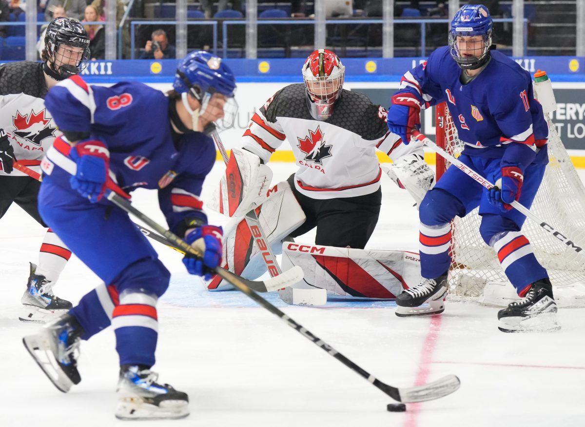 IIHF Ice Hockey U18 World Championship - Canada vs Norway at Credit Union of Texas Event Center