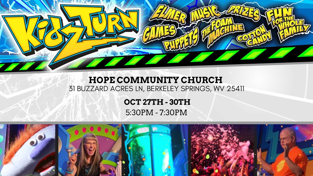 KidzTurn 2024 : Hope Community Church Berkeley Springs Campus