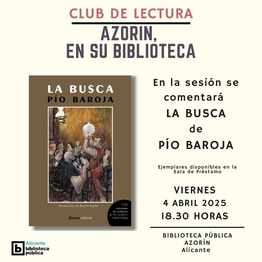 CLUB de LECTURA "Azor\u00edn, en su biblioteca"