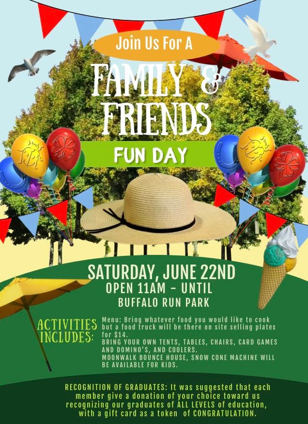 Join Us For A FAMILY FRIENDS FUN DAY