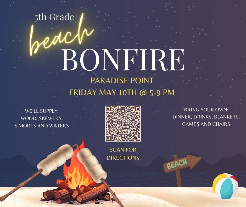 5th Grade Beach Bonfire