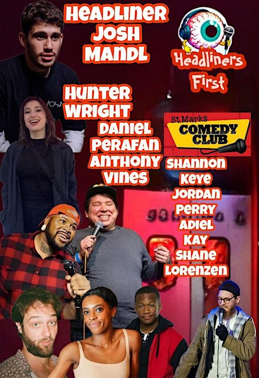 Headliners First Presents: Laughs at St. Marks Comedy Club, 12 St Marks ...