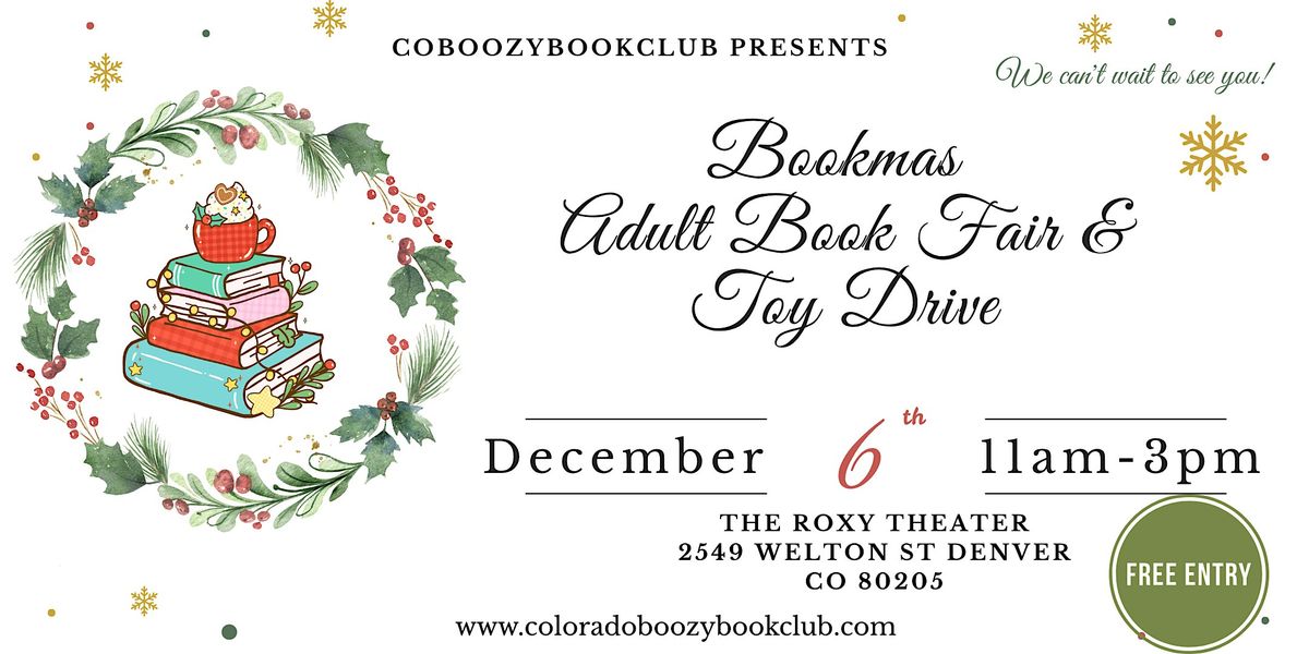Bookmas Adult Book Fair & Toy Drive