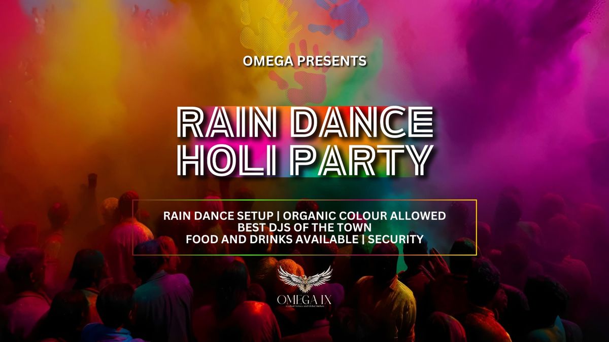 BIGGEST RAIN DANCE HOLI PARTY