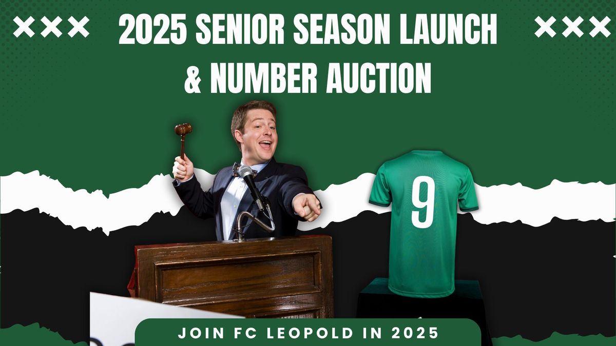 2025 SENIOR SEASON LAUNCH & NUMBER AUCTION