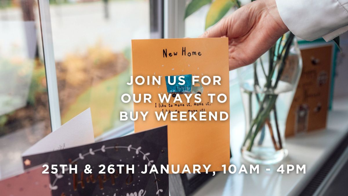 Ways to Buy Weekend at High Hill View, New Mills