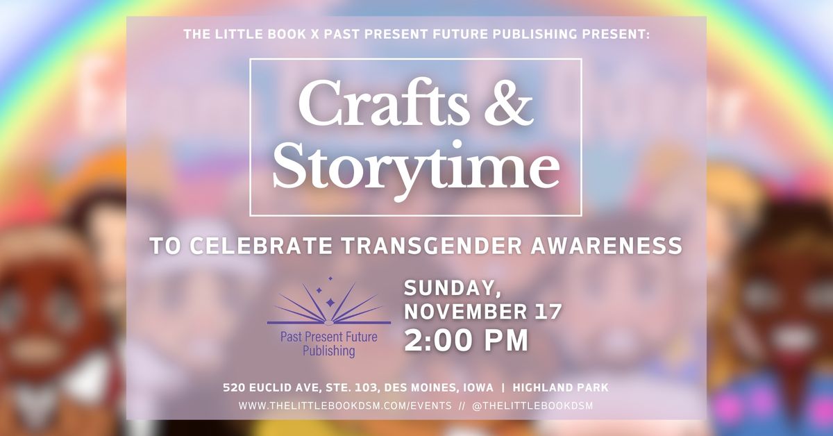 Past Present Future Publishing Presents: Crafts & Storytime