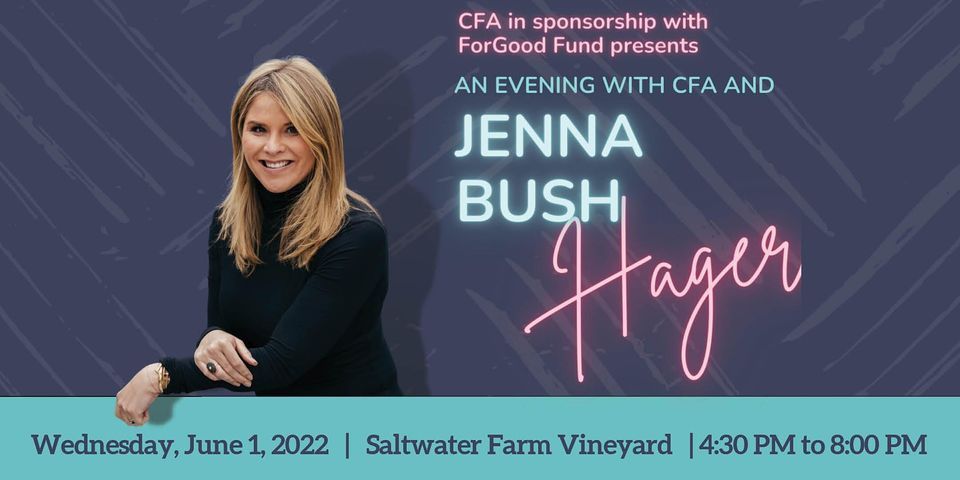 An Evening with CFA and Jenna Bush Hager, 349 Elm Street,Stonington ...
