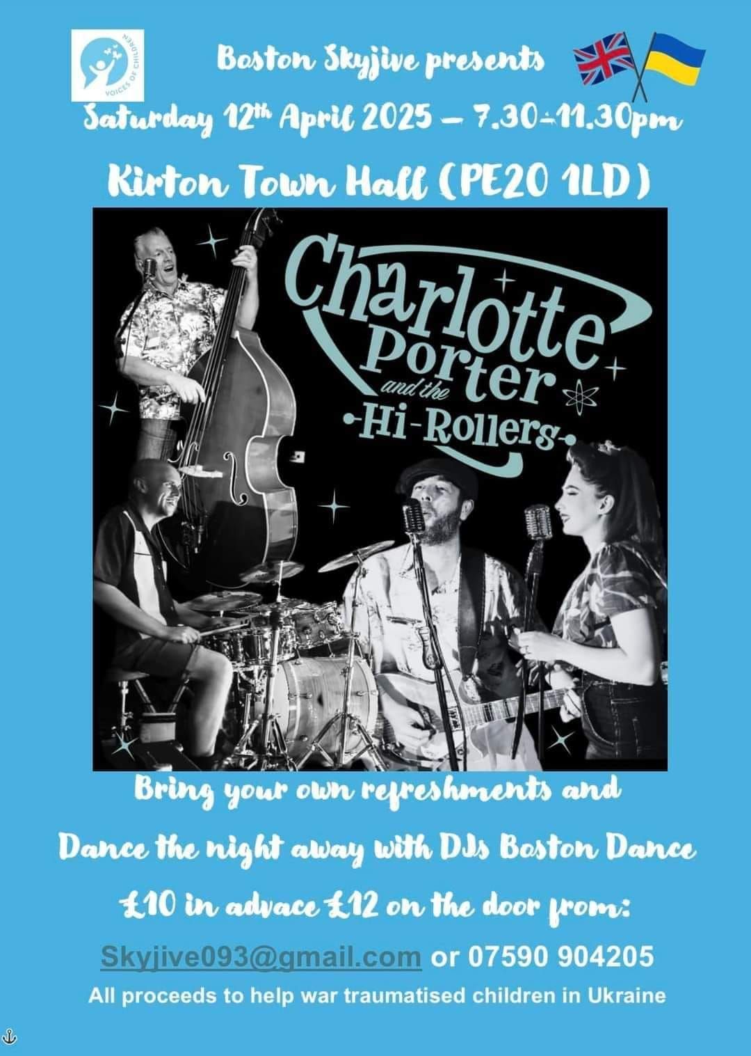 Fantastic Rick Green Fundraiser with Charlotte Porter &The Hi Rollers & DJ Boston Dance  