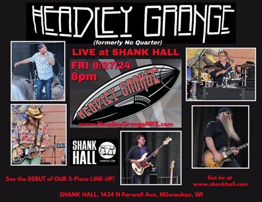 Headley Grange Debuts its Two Guitar Attack at Shank!