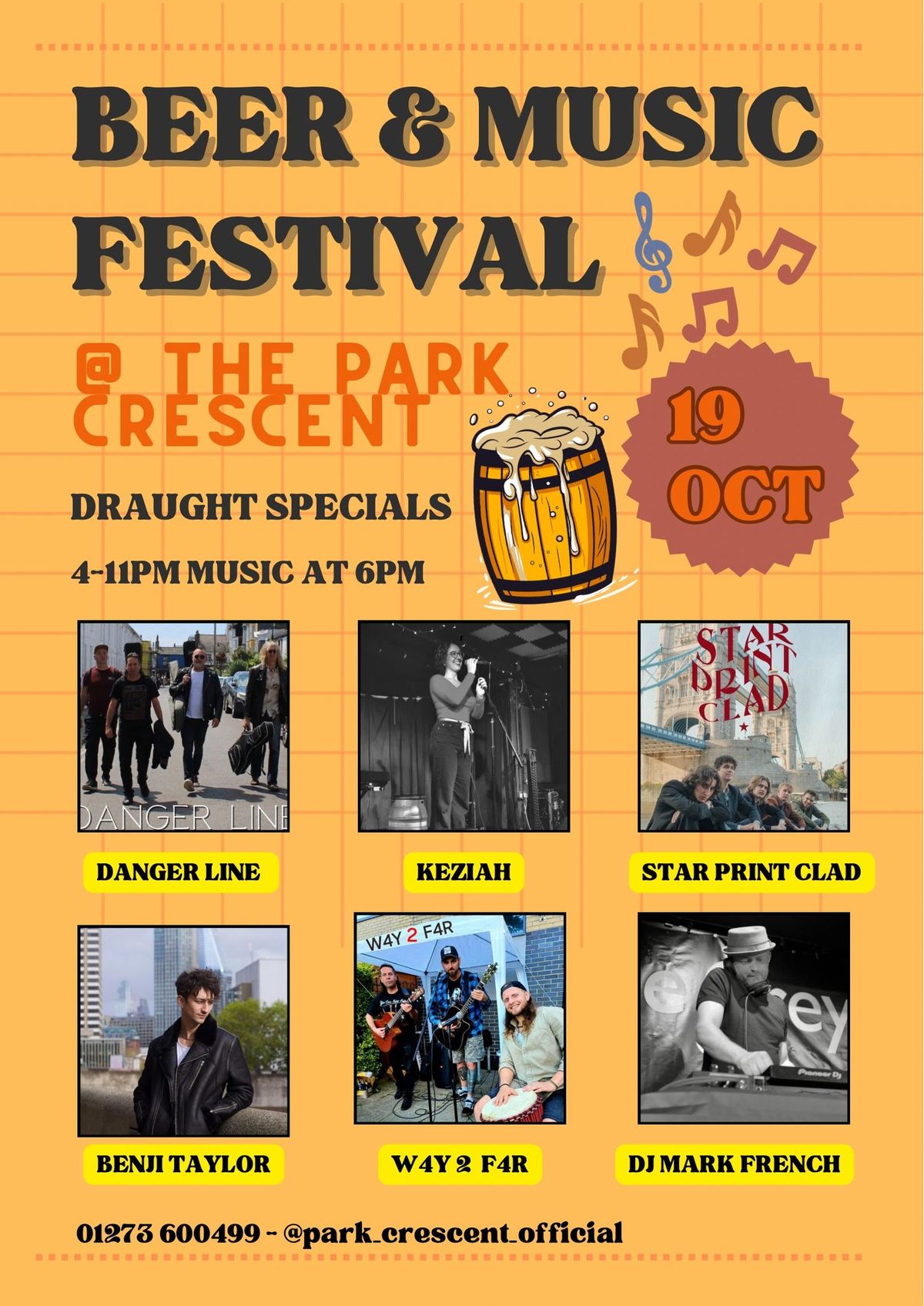 Beer & Music Festival @ The Park Crescent