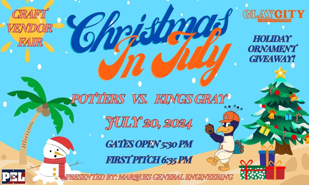 Christmas in July Ornament Giveaway Night vs WC Kings Gray
