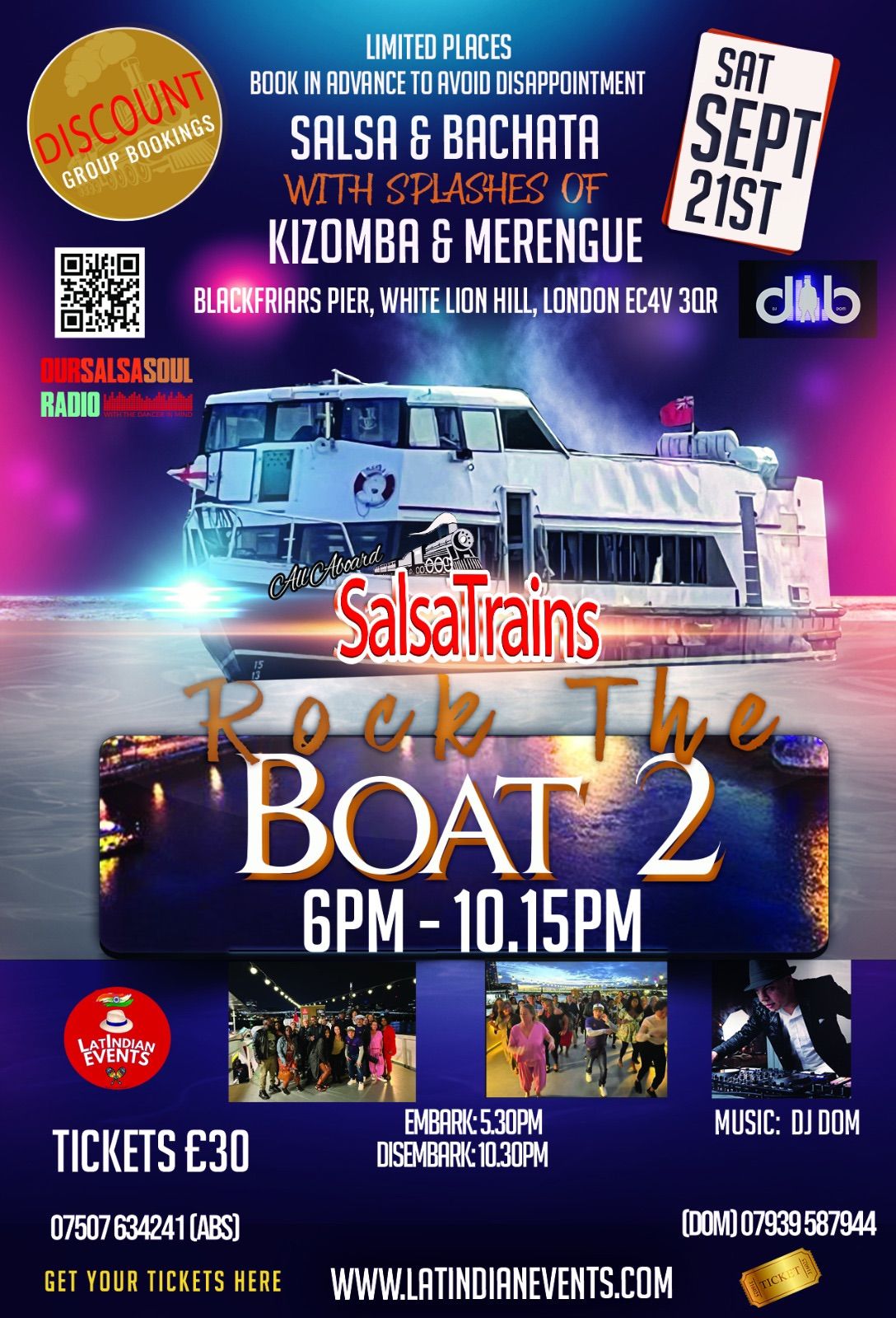 SalsaTrain\u2019s Rock the Boat 2