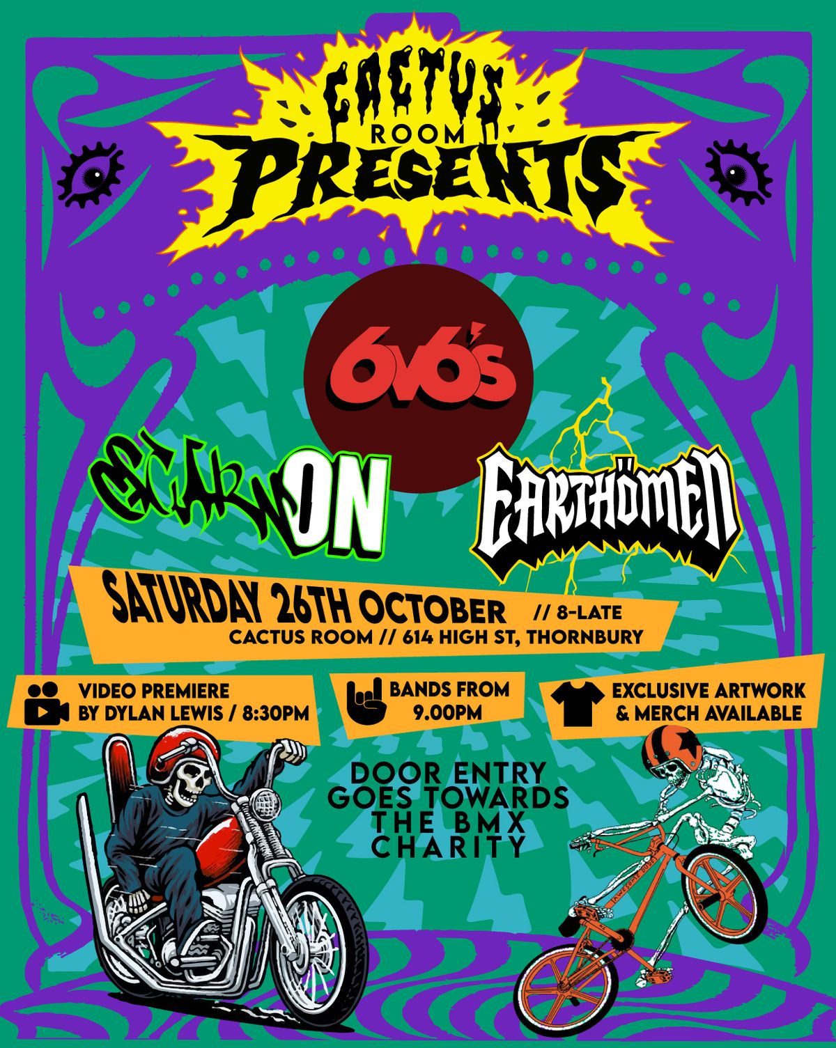 Cactus Room Presents - Earth Omen, ScranOn, 6v6s 26th October