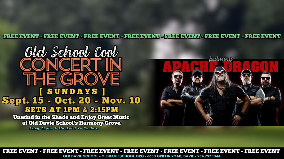 Old School Cool : Concert in the Grove