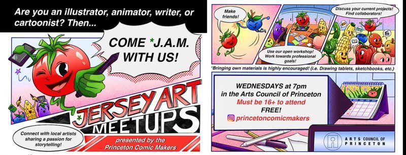 Princeton Comic Makers: Jersey Arts Meetup (JAM)