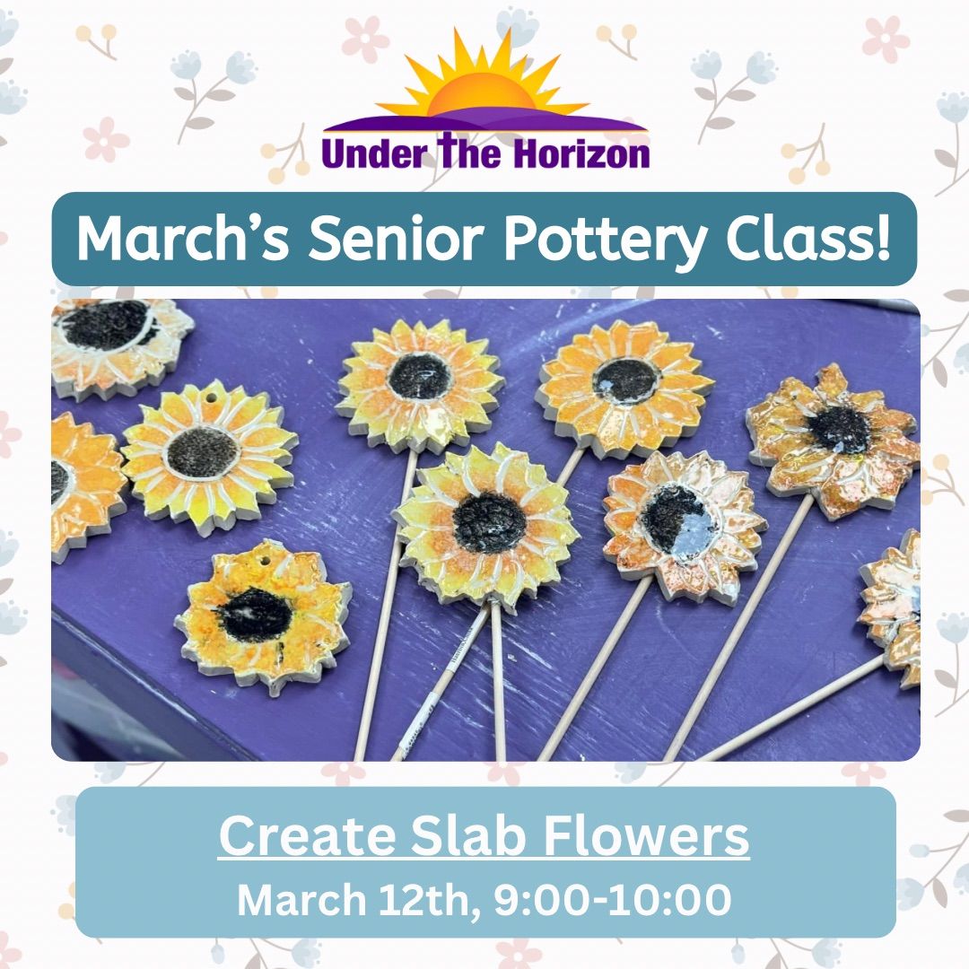 Senior Pottery Workshop- March