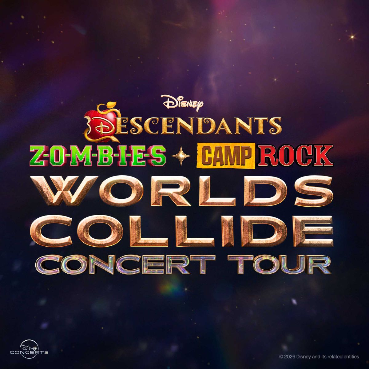 Disney Descendants, ZOMBIES & Camp Rock: Worlds Collide Concert Tour