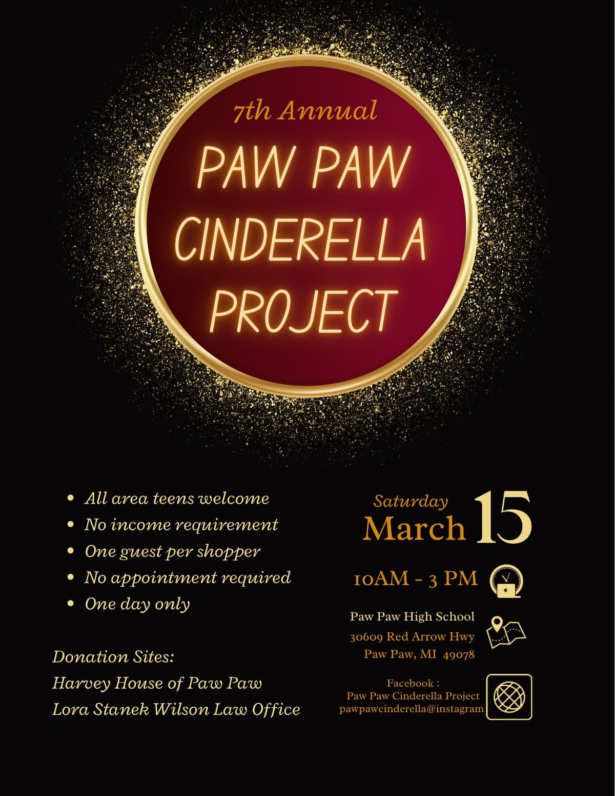 7th Annual Paw Paw Cinderella Project 